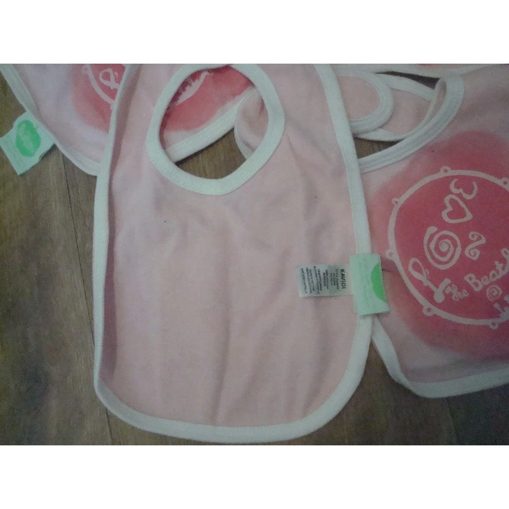 THE BEATLES 4PC LOT BABY BIBS BIB   DEADSTOCK  VINTAGE‎ TT3